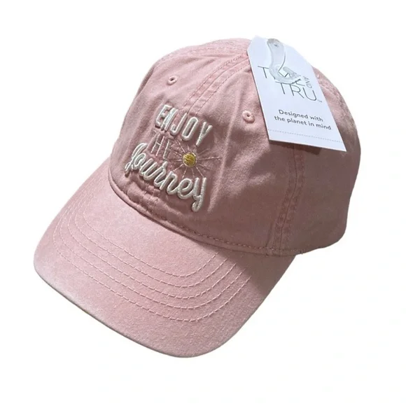Time and Tru Dusty Rose Blush Cap with Embroidery - Picture 11 of 13